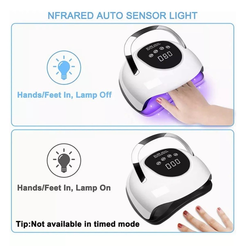 Best Lampara De Uñas Uv Profesional Secador Uñas Led Con