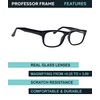 PS PHILLIPS SAFETY PRODUCTS INC. Real Glass Reading Glasses, Professor