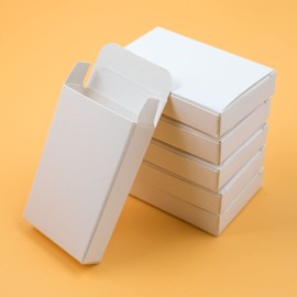 Cuyacili 24pcs Small Gift Boxes White Tiny Box DIY Paper Box Decorative Boxes Xmas White Cardboard Gift Boxes for Christmas, Holidays, Birthdays, Weddings, Crafts (3.15x1.97x0.6in)