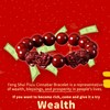 Feng Shui Pixiu Cinnabar Bracelet, Red Cinnabar Feng Shui Wealth