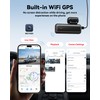 REDTIGER 4K Dash Cam Front, ADAS, Built-in WiFi GPS, Mini