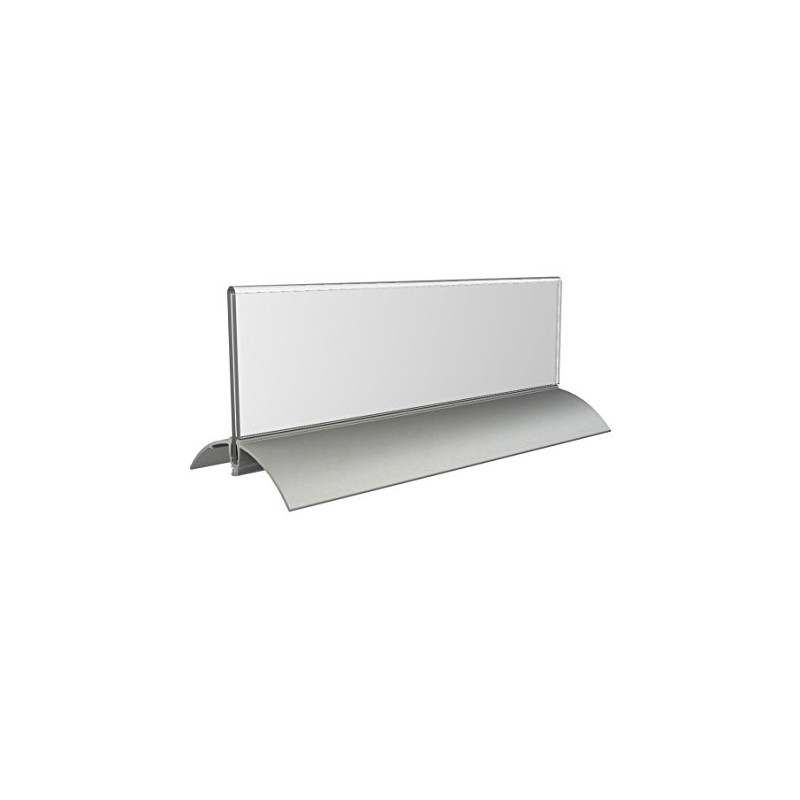 OPUS 2-Table Place Name Holder, 61 x 210mm, Crystal Clear