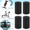 Deekin 4 Pcs Foam Foot Pad Rollers Buffer Tube Cover