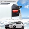 JeCar for 4Runner Tail Light Cover Trim Accessories for 2014-2023