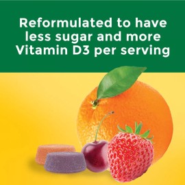 Nature Made 80 Nature Made Calcium Gummies With D3 + 500 mg Strong Bones Dietary Supplement