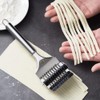 High Grade Stainless Steel Noodle Lattice Roller Dough Cutter for