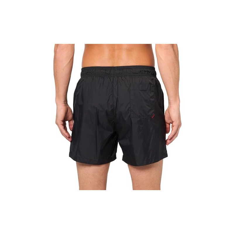 HUGO Pop Logo Swim Trunks, Black Olive, S