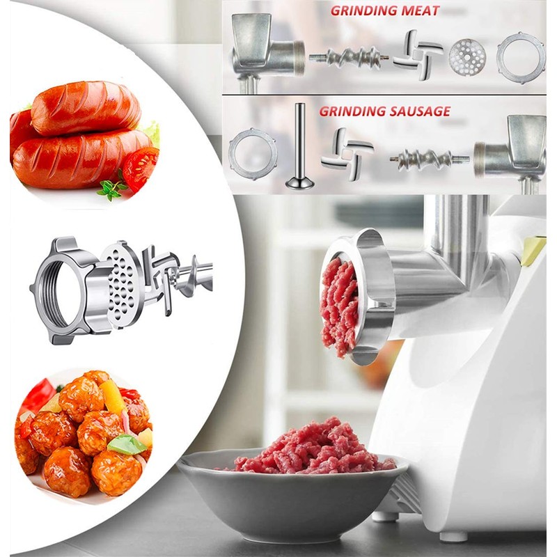 MIZORLIE (2 Pack) 5# Knife Meat Grinder Blade,Stainless Steel Knife