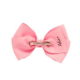 Mia Spirit Large Grosgrain Ribbon Bow Barrette, Hair Accessory, Hair Clip, For Dance, Cheer, Sports, School, Girls 1pc (light pink)