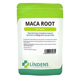 Lindens Maca Root Extract 500mg 3-Pack 300 Tablets Lepidium Meyenii Natural