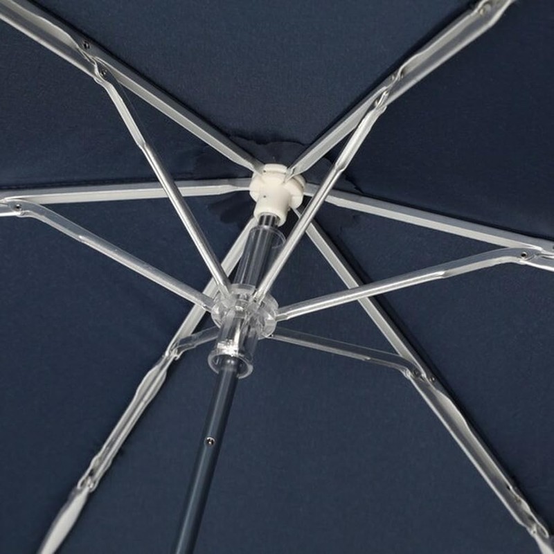 Nitori 8699907 Folding Umbrella, Marine, 21.7 inches (55 cm), Navy