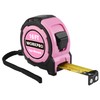 WORKPRO 16FT Pink Tape Measure, 1/8 Fractions Easy Read Measuring