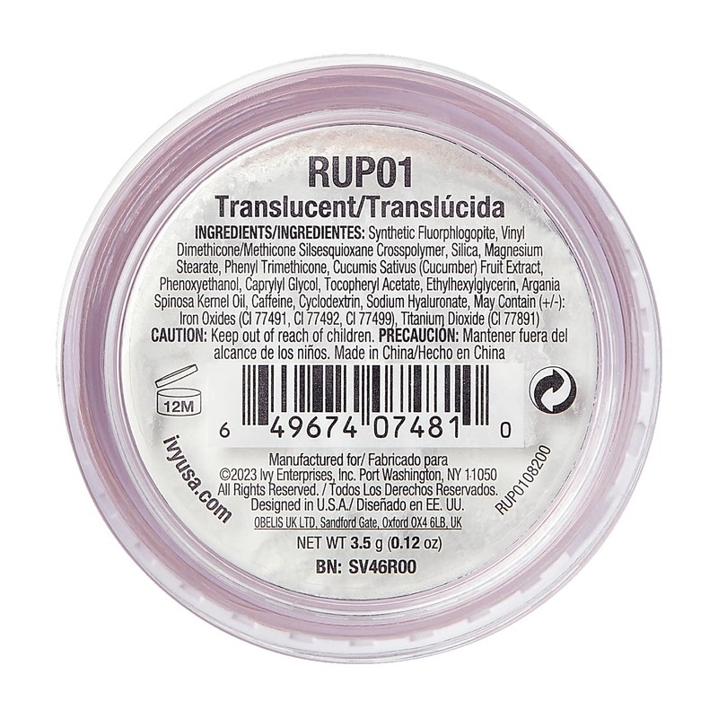 Ruby Kisses Instant Bake Undereye Powder - Vegan, Cruelty Free