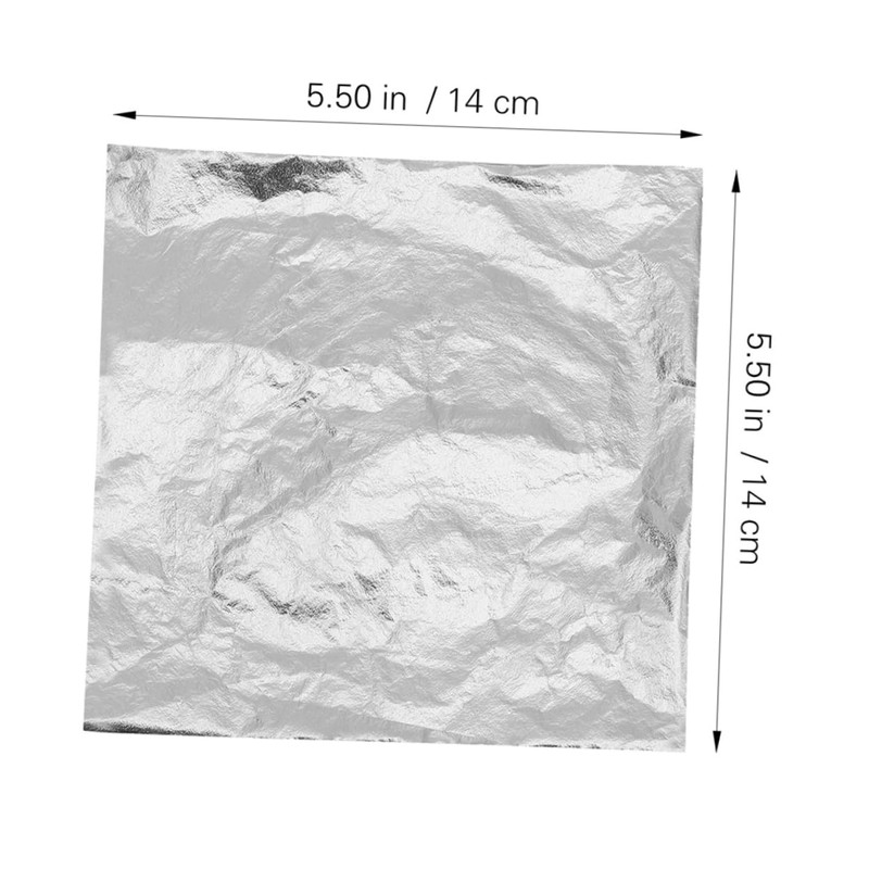 Operitacx Pcs Silver Embossing Foil Sheets for Craft DIY Decor