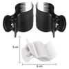 Syhood 10 Pieces Hot Roller Clips Plastic Hair Curler Claw
