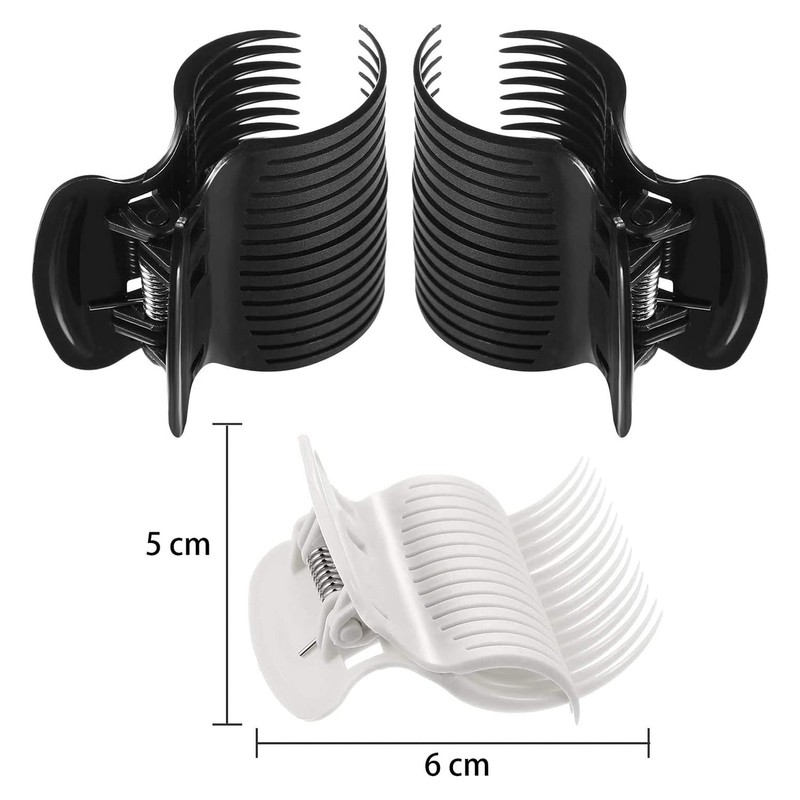 Syhood 10 Pieces Hot Roller Clips Plastic Hair Curler Claw