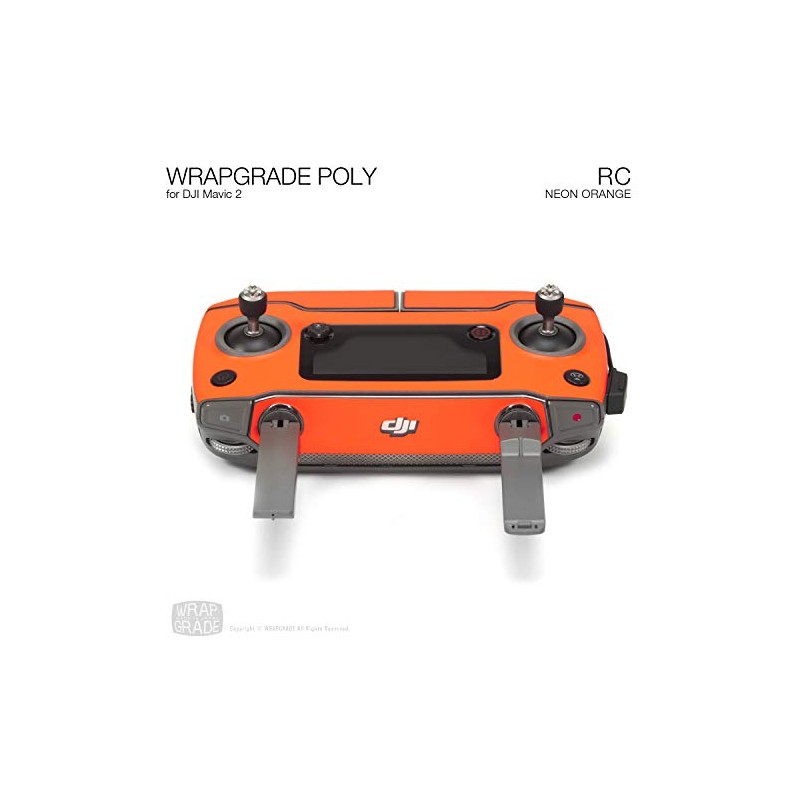 WRAPGRADE para Mavic 2 | Control Remoto (Neon Orange)