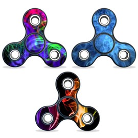 3 Pack of MightySkins Vinyl Decal Skins Compatible with Fidget Spinner Set 32 | Protective Sticker Wrap for Three-Bladed Fidget Toy Fydget | Easy to Apply Cover | Low Grip Adhesive Removes Clean