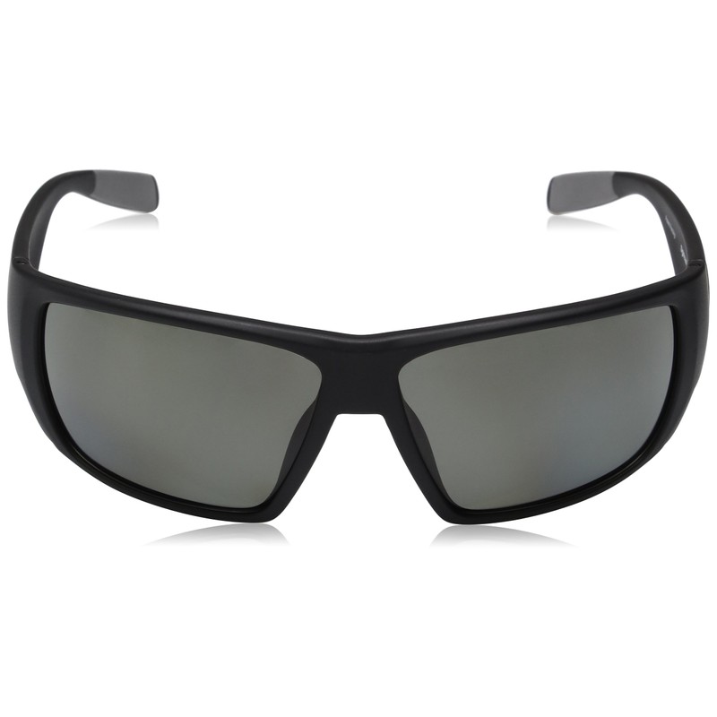 Native Eyewear Sightcaster Rectangular Sunglasses, Matte Black/Grey Polarized, 64 mm