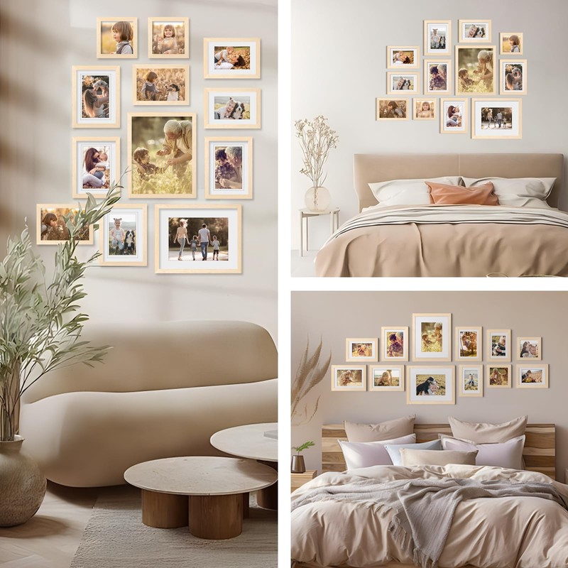 Egofine Picture Frame Set 12 Pack, Picture Frames Collage Wall