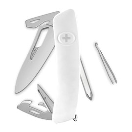 Navaja ALLMATT Single Hand SH04 R, 12 funciones, blanco