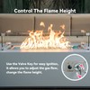 Skyflame Stainless Steel Extensive Fire Pit Gas Burner Spark Ignition
