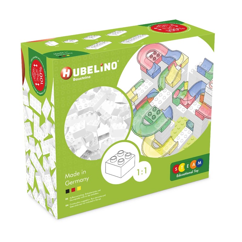 Hubelino #420602 - Set di 60 mattoncini da costruzione, colore: