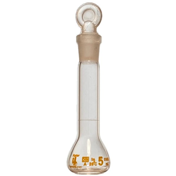 Karter Scientific 5ml Volumetric Flask, 3.3 Boro Glass, Class A,