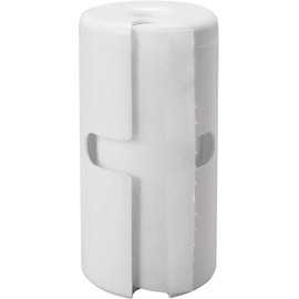 OHE Kitchen Paper Holder, White, Approx. Length 10.0 x Width 4.9 x Height 4.9 inches (25.5 x 12.5 x 12.5 cm), Smart Home II, Standable, Simple, Water Springs, Protect, Made in Japan