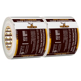 2 Pack Buck Professional Grade Aluminum Foil Tape - 4 Inch x 216ft (72 yd) 3.6 Mil - Ideal for HVAC, Insulation, Pipes & Metal Repair - Heat Resistant & Waterproof - Perfect for Sealing Ducts & Vents
