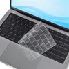 Bestac Ultra Thin Clear Keyboard Cover, Compatible with 2021-2025 M1/M2/M3/M4/M5