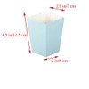 GAKA FAVOR Light Blue Popcorn Boxes Mini Paper Popcorn Containers