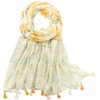 MAIRY Shawls and Wraps for Women Wedding Fashion Yellow Scarf