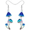 YAYAKO Anime Mushroom Earrings Acrylic Dangle Drop Jewellery Statement Earrings