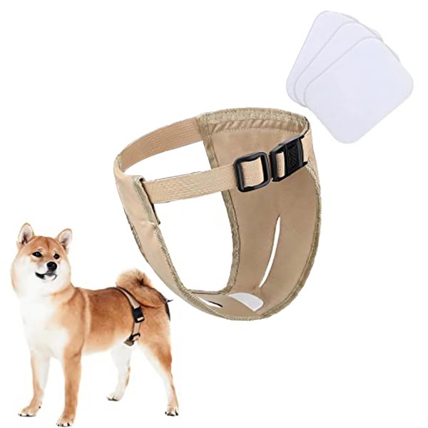 DDFS Dog Pants with 3 Replace Diaper, Female Dog Heat