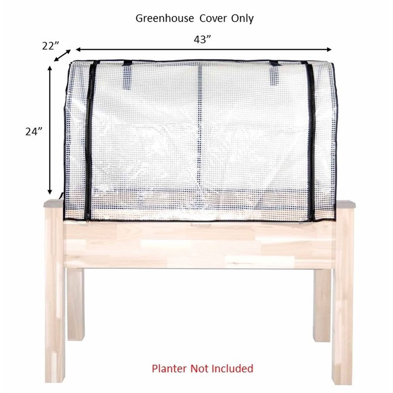 CedarCraft Greenhouse Cover 43" L x 22" W x 24"