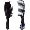 Bablo Pomade Grooming Comb (Navy Paisley Pattern) & Men's Hair