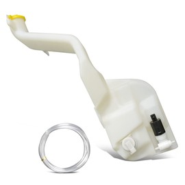 DNA Motoring OEM-WT-CH1288159 Factory Style Windshield Washer Fluid Reservoir w/Cap Pump & Sensor Compatible with 04-07 Town & Country/Caravan