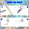 2 Pieces Scuba Diving Dive Snorkeling Silicone Snorkel Mask Strap