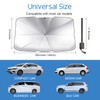 Aoryoa Parasol para parabrisas | Brella Shield para coche, paraguas