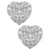 Hercicy Rhinestone Pasties Covers Adhesive Pasties Glitter Covers Reusable Bra