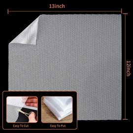 Silicone Dehydrator Sheets, Premium Non Stick Dehydrator Mats, Fruit Dryer Mesh for Food Dehydrator, 6pc, 12 x 13 inch