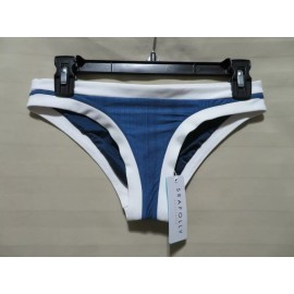 Seafolly Australia Women's Block Party Denim Hipster Swim Bottoms-US 4/XS