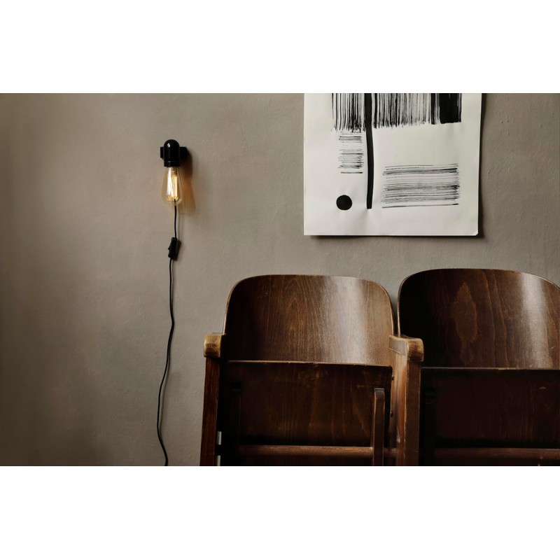 CALEX Rustic Glass Lamp, 4 W, Gold, One Size