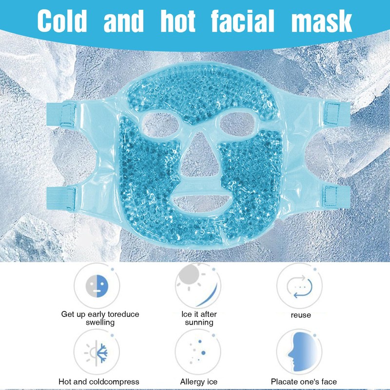 atnayo Cooling Face Mask, Reusable Face Ice Pack Mask for