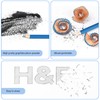 H & B 12 PCS Pencil Drawing Kit, H-4H, F,