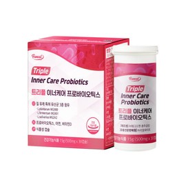 여성 질 유래 유산균 트리플 이너케어 프로바이오틱스 1박스 (1개월분) / 특허 유산균 3종 비타민D / 여성 질 유래 유산균 트리플 이너케어 프로바이오틱스 1박스 (1개월분)  특허 유산균 3종 비타민D