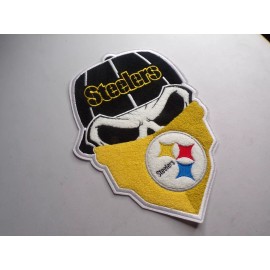 IntheTruth Exclusive Pittsburgh Steelers Stitch Work Iron on Patch 12.5 inch