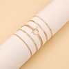 Carffordo Gold Bracelets for Women - Dainty 14K Gold Plated