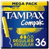 TAMPAX Compak Tampons Regular Loading Sleeve